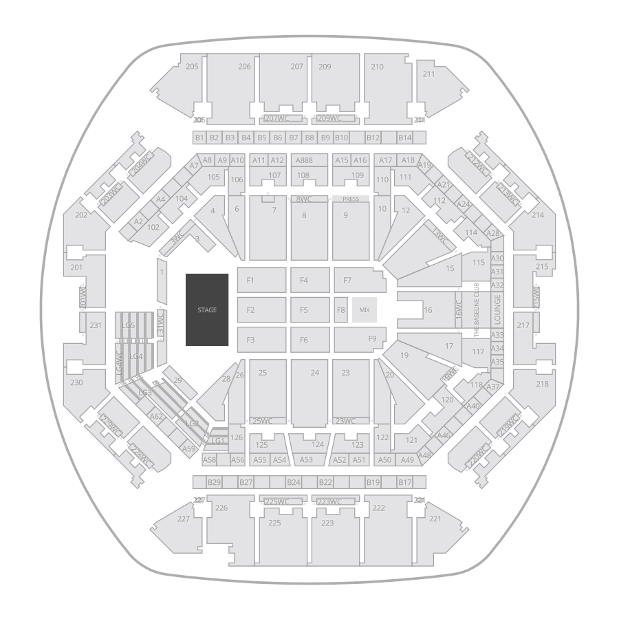 Barclays Center Graduation Seating Chart - Center Seating Chart