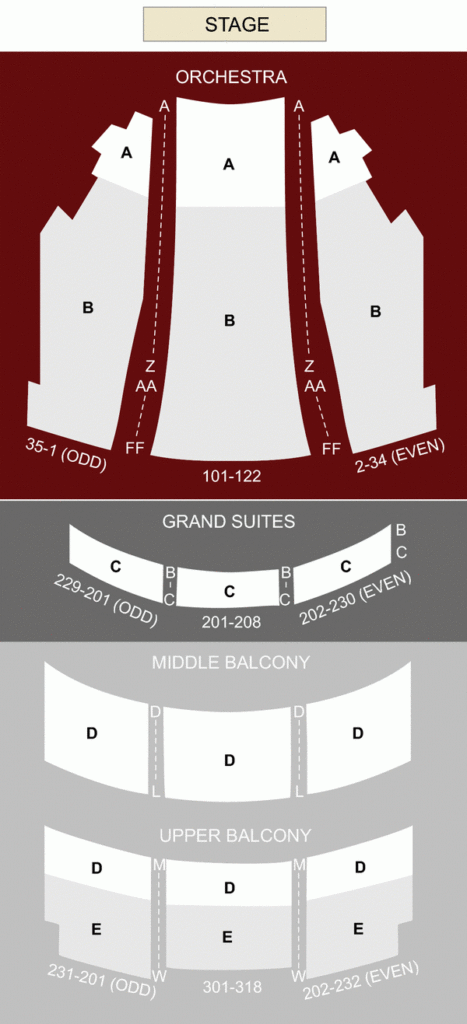 Hippodrome Theatre Baltimore MD Seating Chart Stage Baltimore 