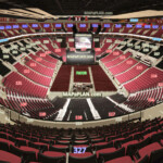 Moda Center Rose Garden Arena Seat Row Numbers Detailed Seating
