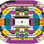 Moda Center Seating Chart With Rows And Seat Numbers