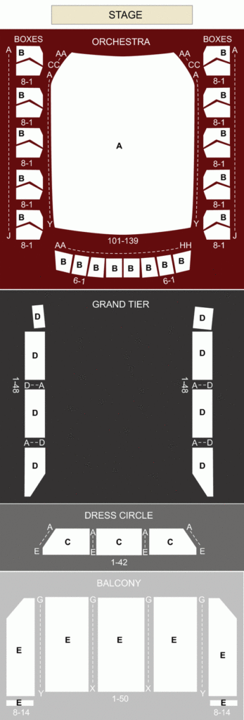 Modell Performing Arts Center At The Lyric Baltimore MD Seating 
