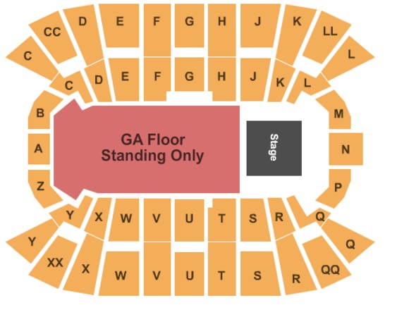 Mullins Center Tickets In Amherst Massachusetts Mullins Center Seating 