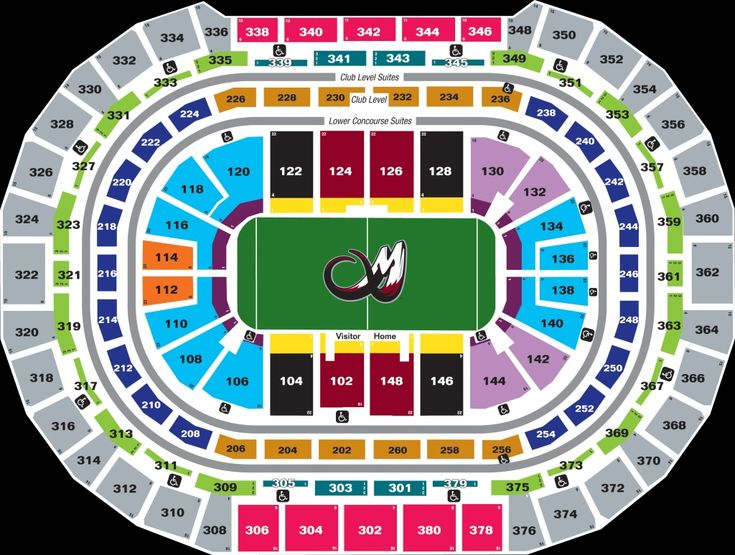 Pepsi Center Seating Chart With Seat Numbers Pepsi Center Seating 
