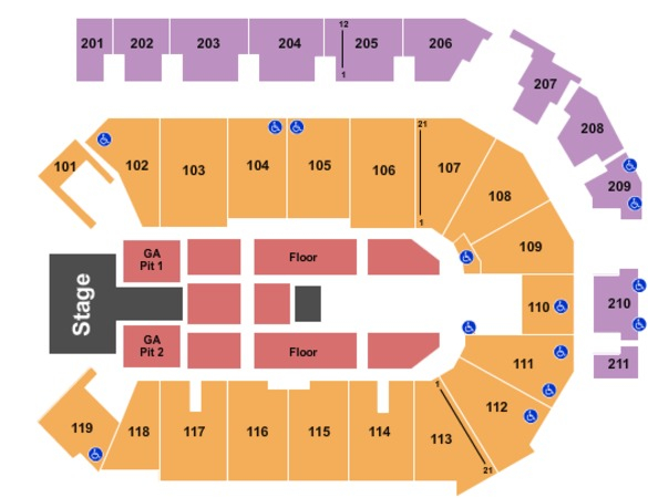 PPL Center Tickets In Allentown Pennsylvania PPL Center Seating Charts 