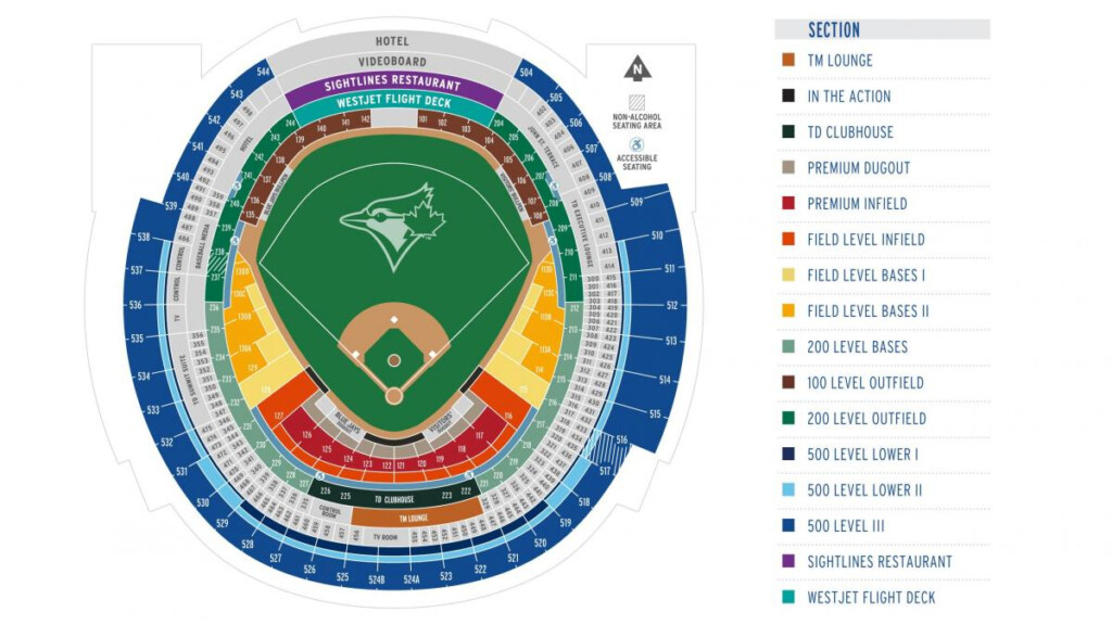 Rogers Centre Seating Map Rogers Seating Map Canada 