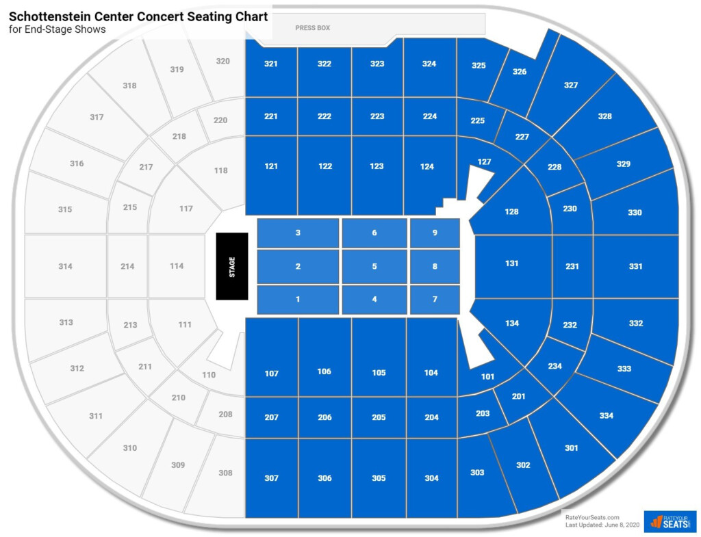 Schottenstein Center Seating Charts For Concerts RateYourSeats