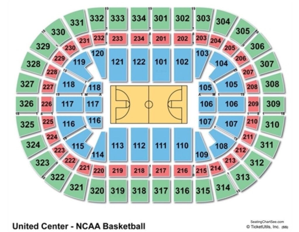 United Center Seating Chart Seating Charts Tickets