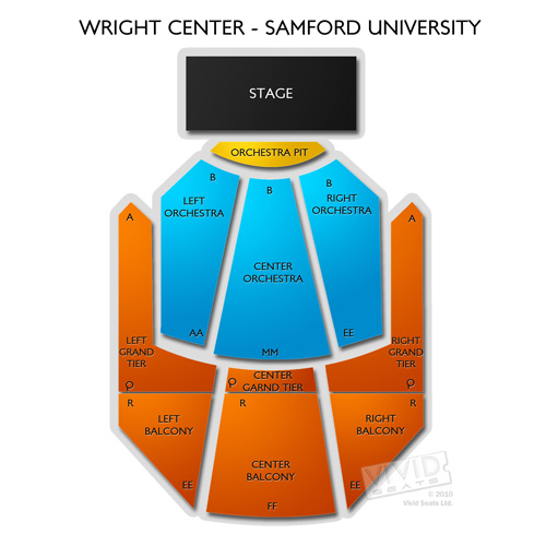 Wright Center Samford University Seating Chart Vivid Seats